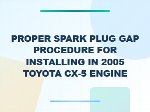 Proper Spark Plug Gap Procedure for Installation